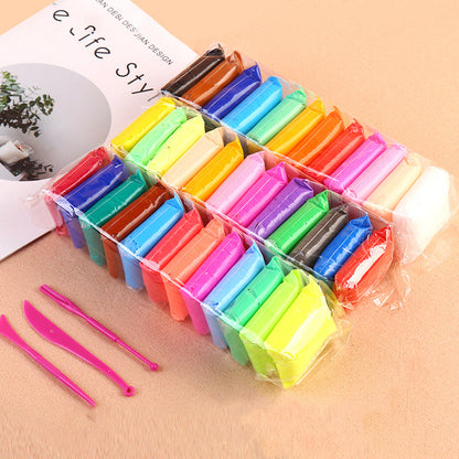 🎁Bestes Geschenk - 12/24/36 Farben Ultraleicht-Knete🌈 (Sicher & Ungiftig)