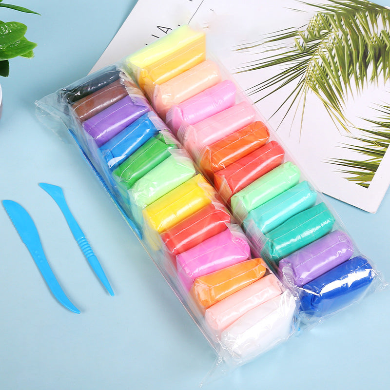 🎁Bestes Geschenk - 12/24/36 Farben Ultraleicht-Knete🌈 (Sicher & Ungiftig)