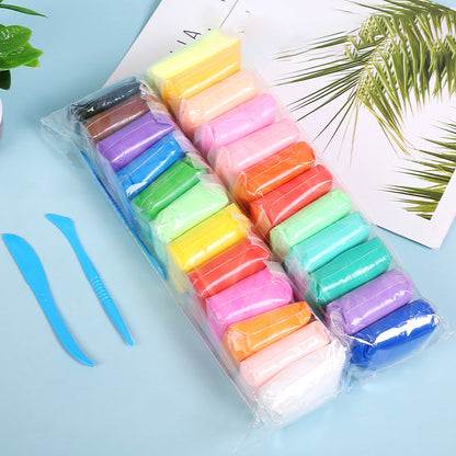 🎁Bestes Geschenk - 12/24/36 Farben Ultraleicht-Knete🌈 (Sicher & Ungiftig)