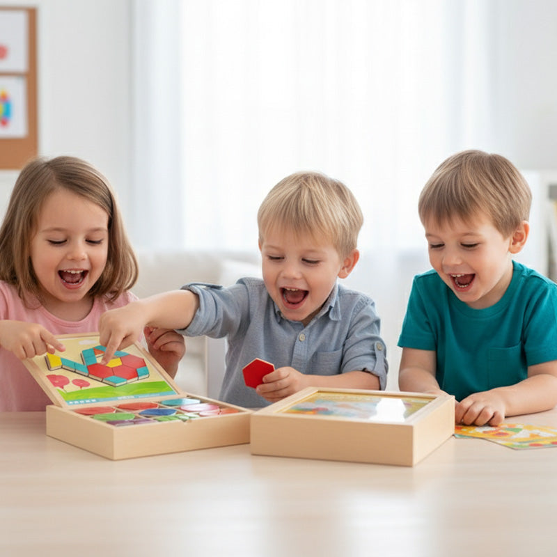 Creative Magnetic Geometric Puzzle Blocks Set