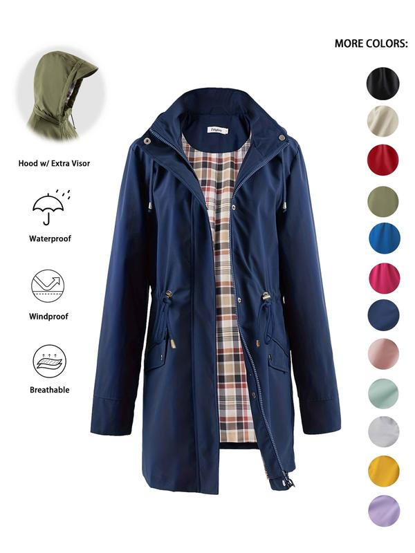 💖LAST DAY SALE 50% OFF✨Womens Chic. Lightweight. Waterproof Jacket 🍃🧥-Unleash Style and Durability in Any Storm!