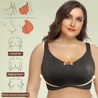 🎁Pay 1 Get 3 Packs🔥Super firming bra | Wire-free push-up bra👍No more sagging breasts