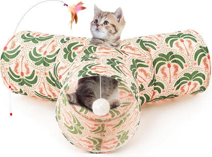 3 Way Collapsible Cat Tunnel