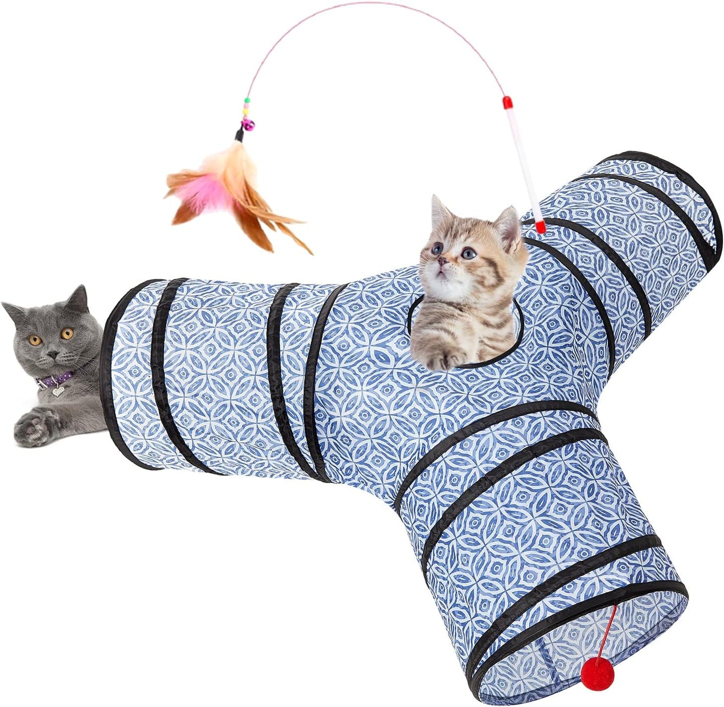 3 Way Collapsible Cat Tunnel