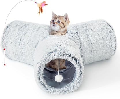 3 Way Collapsible Cat Tunnel