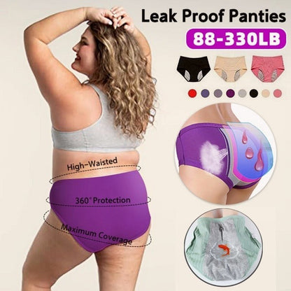 🌸Last Day-Buy 1 Get 3 Packs & Each ONLY ￡3.99!!🎉2026 Best Seller High Waist Leak proof panties✨Butter-Soft & Stretchy🍃