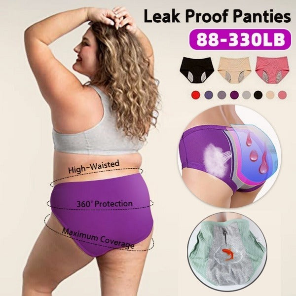 ⏳Last Day-Buy 1 Get 3 Packs!!🔥2026 Best-Selling🏆LunaBloom™ High-Waist Leak-Proof Panties✨Butter-soft, ultra-stretchy & discreetly protective 🍃