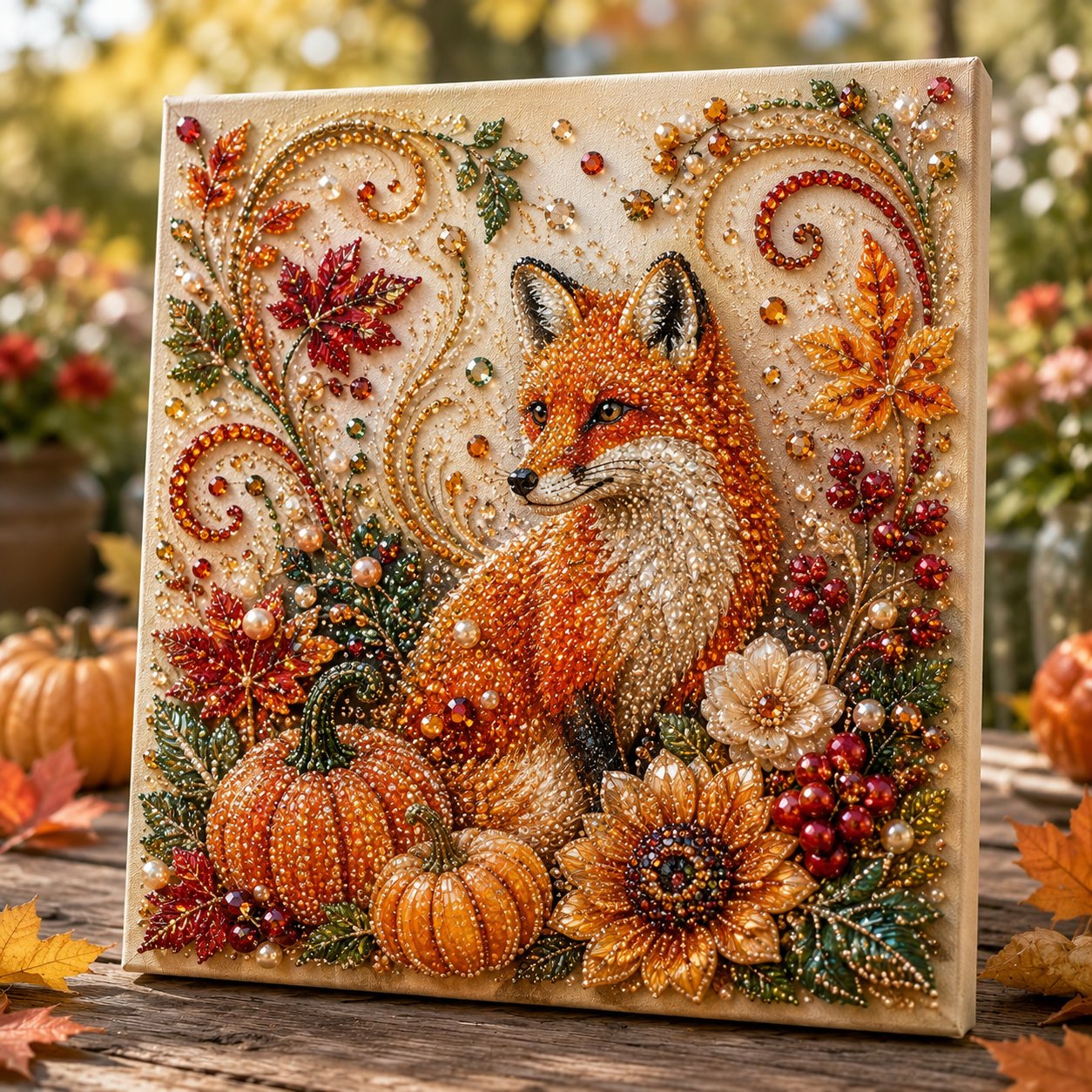 Autumn Pearl Painting Kit DIY Fall Home Art Craft