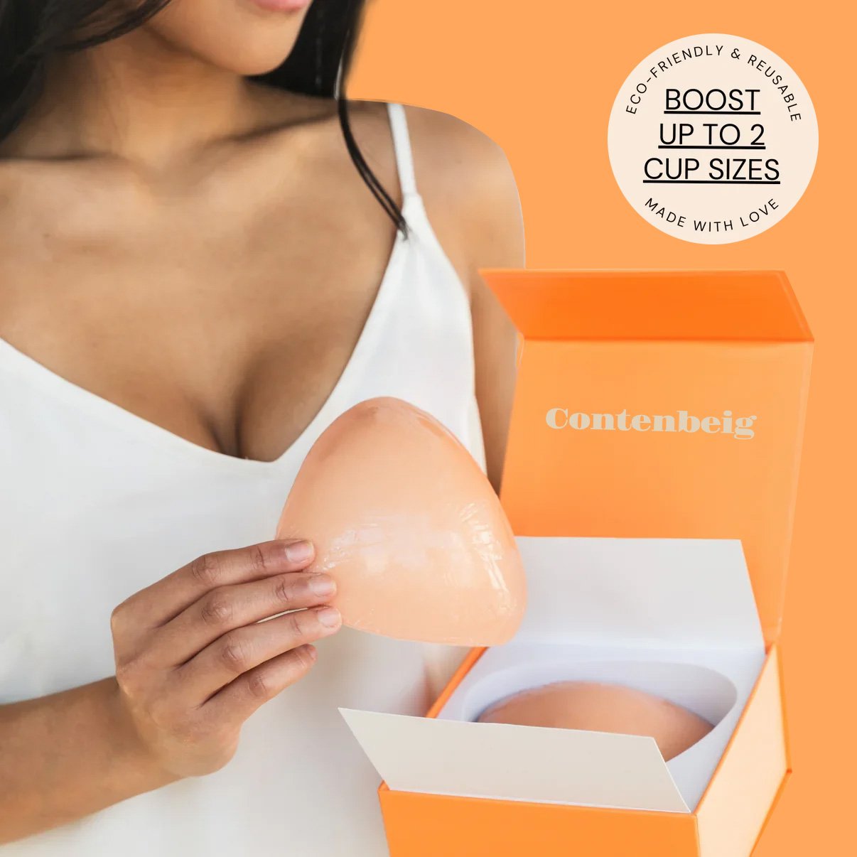 💕LAST DAY SALE !!💕OUFALI Lift Inserts for Bras – Lightly Padded, Double-Sided Adhesive👙 Reusable, Washable • Natural Lift • Seamless Under Clothing ✨
