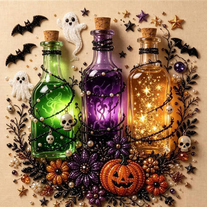 Halloween Pearl Diamond Art DIY Decor Craft Kit