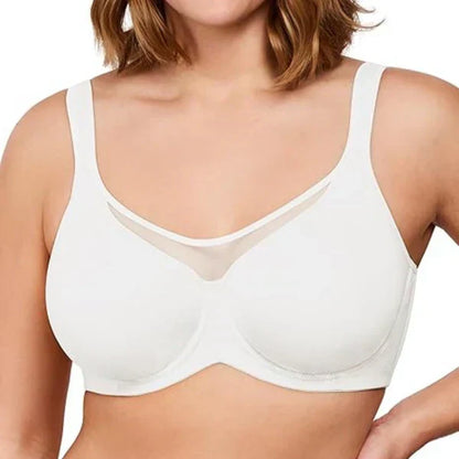 ⏳Last Day💐Women's Elegant Sheer Full Coverage Plus Size Bra