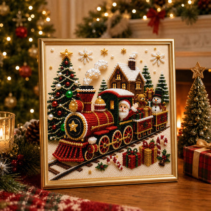 Premium 3D Pearl Christmas DIY Wall Art Kit