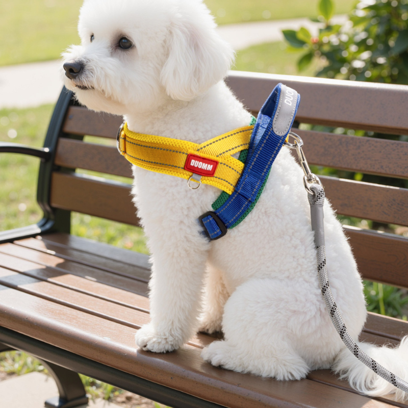 Adjustable Mesh Vest Harness For Medium Small Dogs