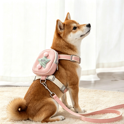 Adjustable Harness With Leash For Cats Small Medium Pets