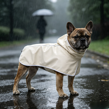 Waterproof Polyester Two Leg Raincoat For Medium Large Dogs