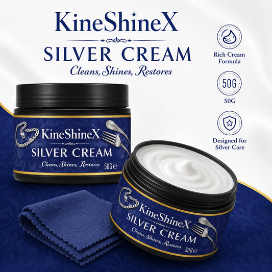 🎯 Super Angebote - KAUFE 3 ERHALTE 5🔥Anlaufschutz Silberpolitur Creme für Schmuck & Metall