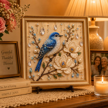 Luxury Bird Pearl Art DIY Handcraft Wall Decor