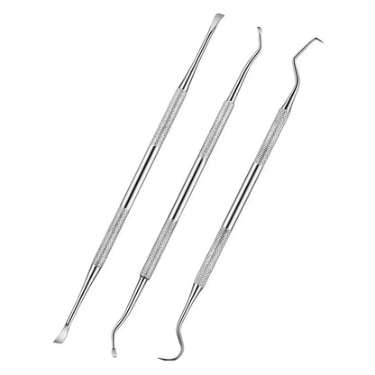 3 pcs set - Stainless Steel Tooth Scaler & Scraper