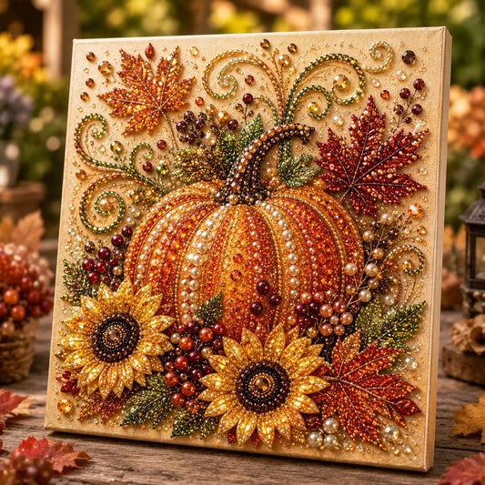 🕒Limited Deal 49% Off🕒Autumn Pearl Painting Kit DIY Fall Home Art Craft