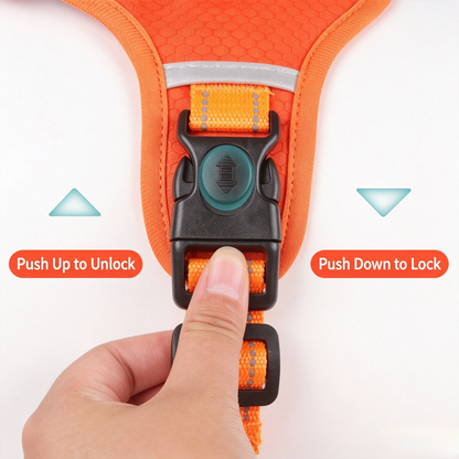 Reflective Anti Escape Harness For Small Medium Dogs