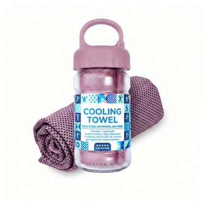 🎁❄️Last Day Buy 1 Get 1 Free (Each only ￡3.49)❄️Cold Sweat Towel You Can Use Anywhere, Anytime! Reusable Soft Absorbent Cooling Portable