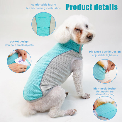 Cooling Polyester Breathable Sling Vest For Medium Small Dogs