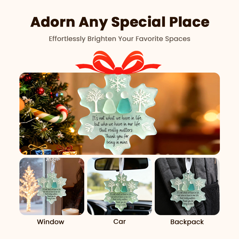 🎄Christmas Pre Sale $6.99!!☃️🌊Snowflake-Shaped Sea Glass Friendship Decor❄✨ Shaped by Nature & Crafted by Hand!