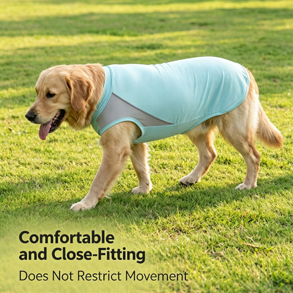 Breathable Polyester Sleeveless Sun Protection Vest For Dogs
