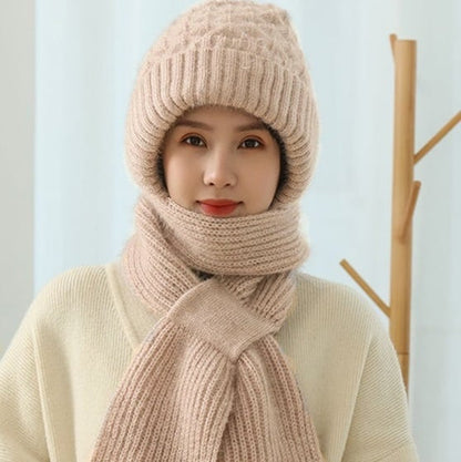 🎁Early Christmas Sale-49% OFF🎄Winter Versatile Knitted Hooded Scarf For Women