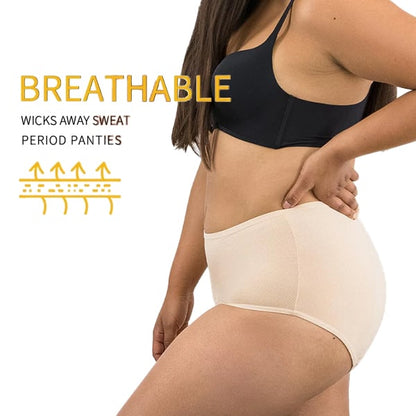 ⏳Last Day-Buy 1 Get 3 Packs!!🔥2026 Best-Selling🏆LunaBloom™ High-Waist Leak-Proof Panties✨Butter-soft, ultra-stretchy & discreetly protective 🍃