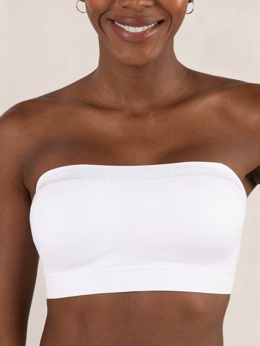 ⛱️Last Day Special Price!!🤩🔥Convertible Strapless Bandeau Bra with Wireless Comfort, Anti-Slip Grip & Removable Straps