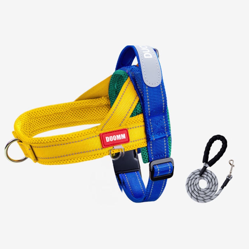 Adjustable Mesh Vest Harness For Medium Small Dogs