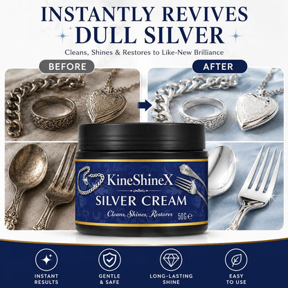 🎯 Amazing Deals - BUY 3 GET 5🔥Anti-Tarnish Silver Polish Cream for Jewelry & Metal