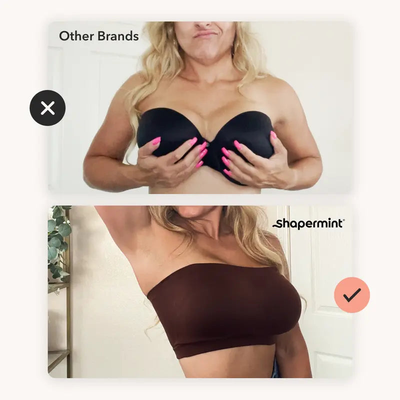 ⏳LAST DAY SALE !!🔥Aurelle™ No-Slip Convertible Bandeau – 3-Way Wear, Wire-Free & Trusted by 50K+ Women👙🇬🇧