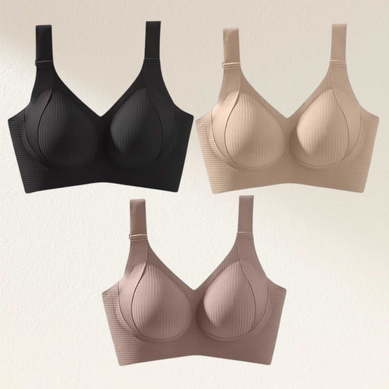 ⏰Last Day: Buy 1 Get 3🔥Comfortable Wireless Full Coverage Jelly Smoothing Super Bra 2.0👙 All-Day Comfort No More Sagging👍