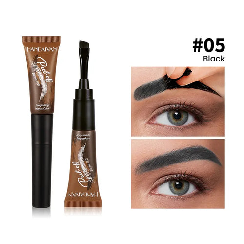 ✨Wachen Sie auf mit perfekten Augenbrauen! 💕 5-Farben Peel-Off Augenbrauen-Tönung – Wasserfest, wischfest & lang anhaltend