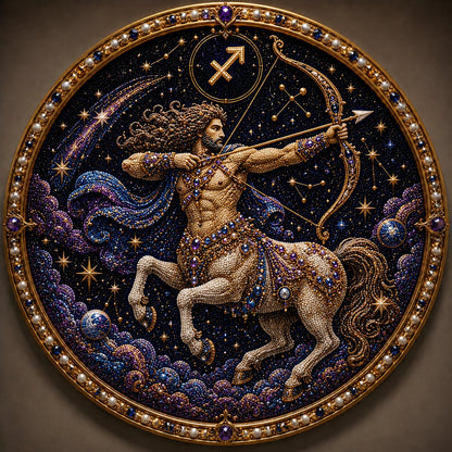 ⏳49% Discount Limited Time⏳3D Pearl 12 Zodiac Signs DIY Astrology Art Kit