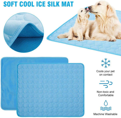 Breathable Self Cooling Pet Mat Heat Relief Pad For Dogs Cats Summer Use