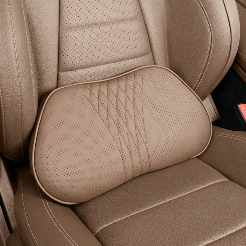 🚗💤 Drive in Comfort! Premium Memory Foam Car Neck Support Pillow