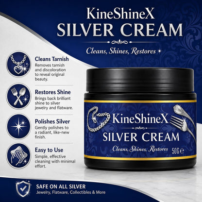🎯 Amazing Deals - BUY 3 GET 5🔥Anti-Tarnish Silver Polish Cream for Jewelry & Metal