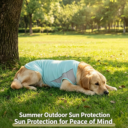 Breathable Polyester Sleeveless Sun Protection Vest For Dogs
