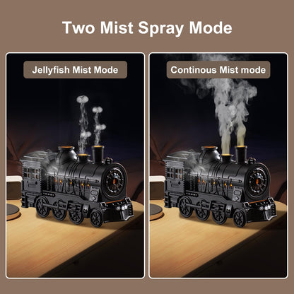 🎁 Perfect Gift Picks ✨Nostalgic Train Shape Fragrance Humidifier