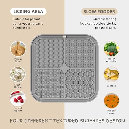 💎 Web Exclusive 🛍️Slow Feeder Lick Mat for Dogs with Suction Cups