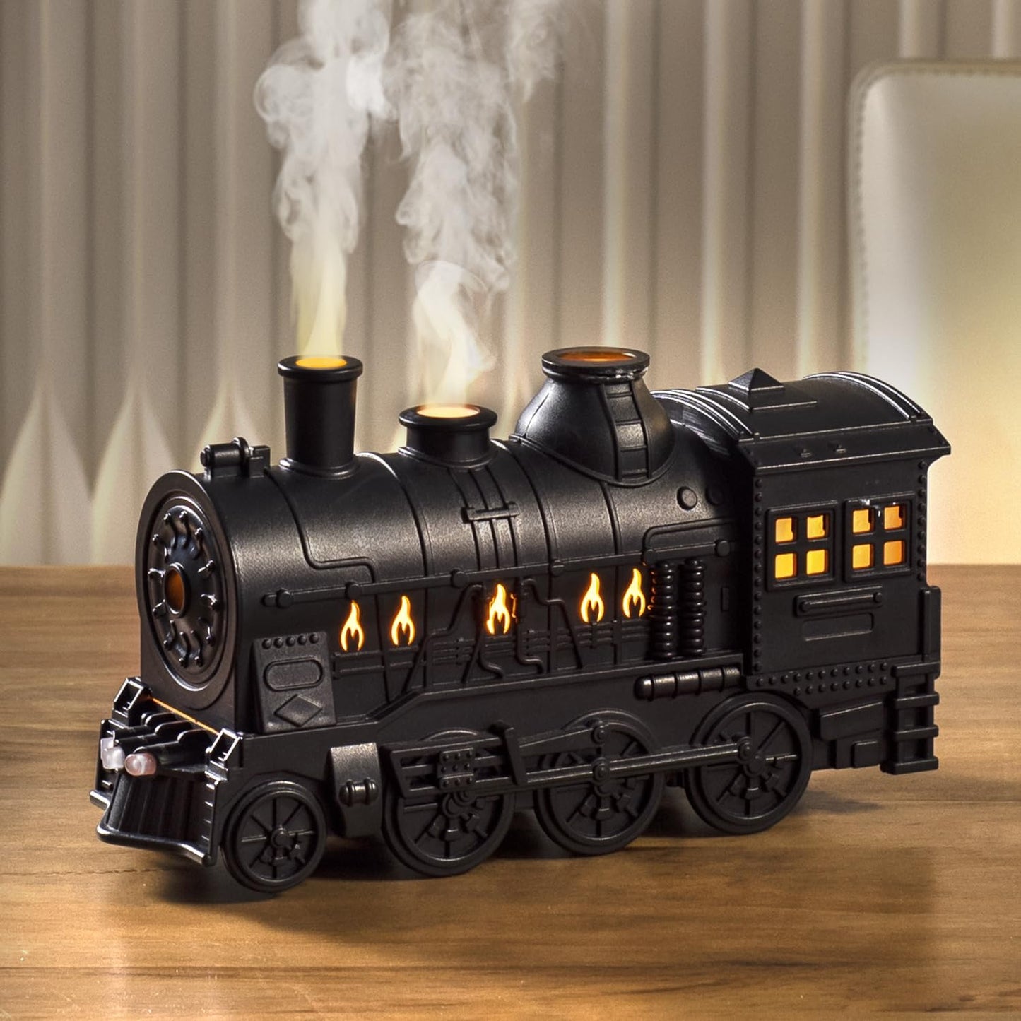 🎁 Perfect Gift Picks ✨Nostalgic Train Shape Fragrance Humidifier