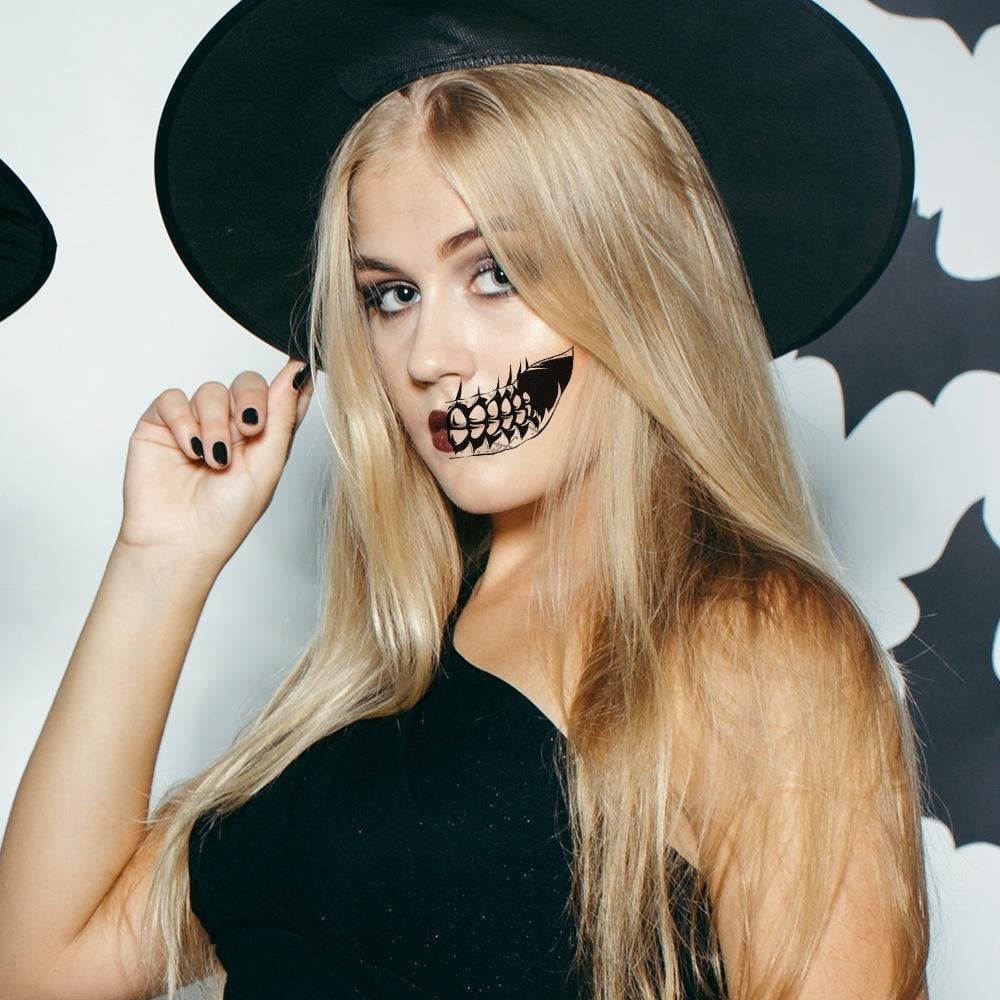 Halloween Prank Temporary Makeup Tattoo😈Realistic and Easy to Remove