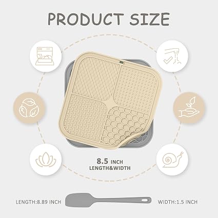 💎 Web Exclusive 🛍️Slow Feeder Lick Mat for Dogs with Suction Cups