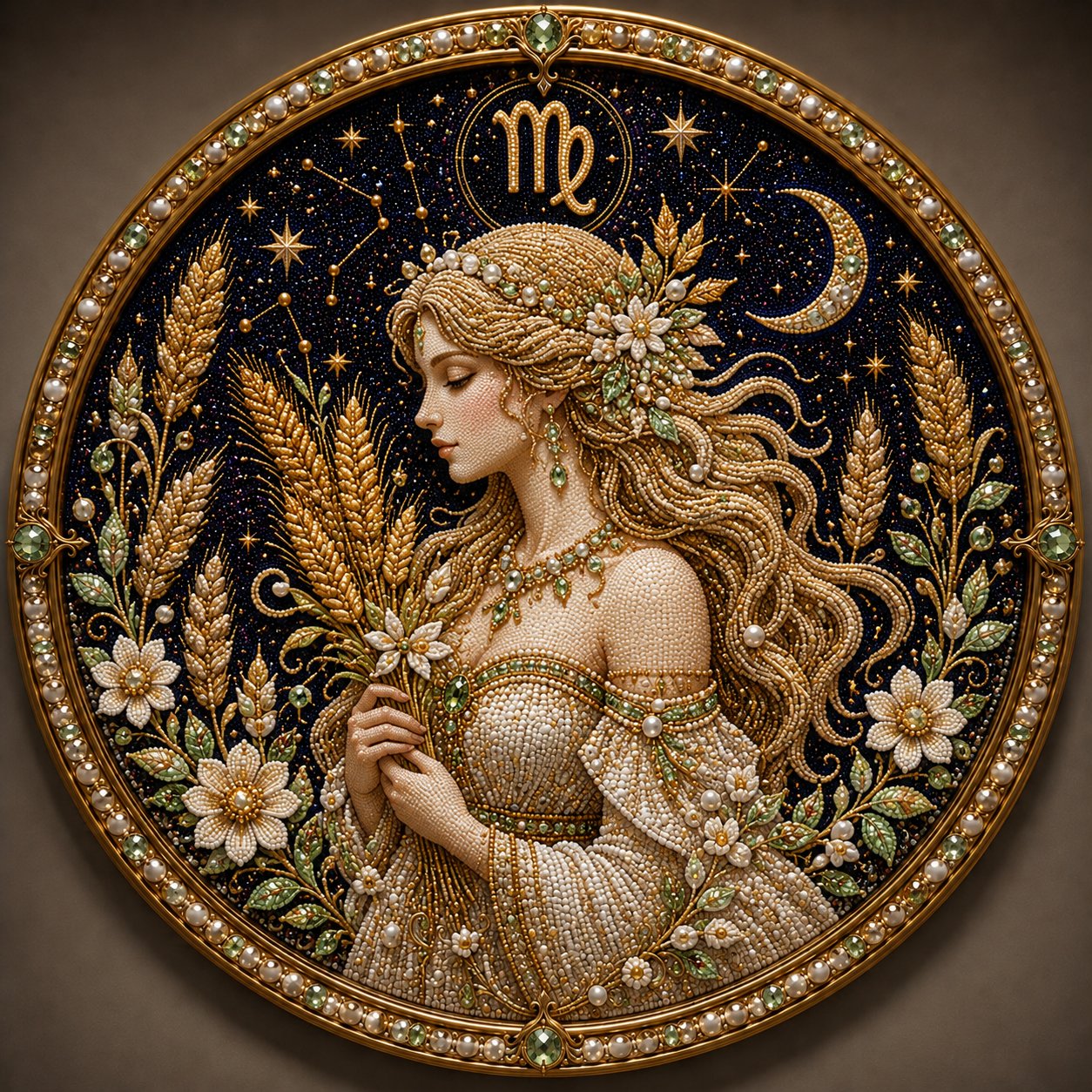 ⏳49% Discount Limited Time⏳3D Pearl 12 Zodiac Signs DIY Astrology Art Kit