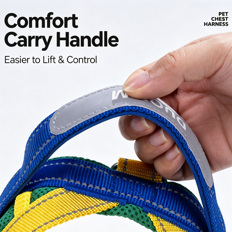 Adjustable Mesh Vest Harness For Medium Small Dogs