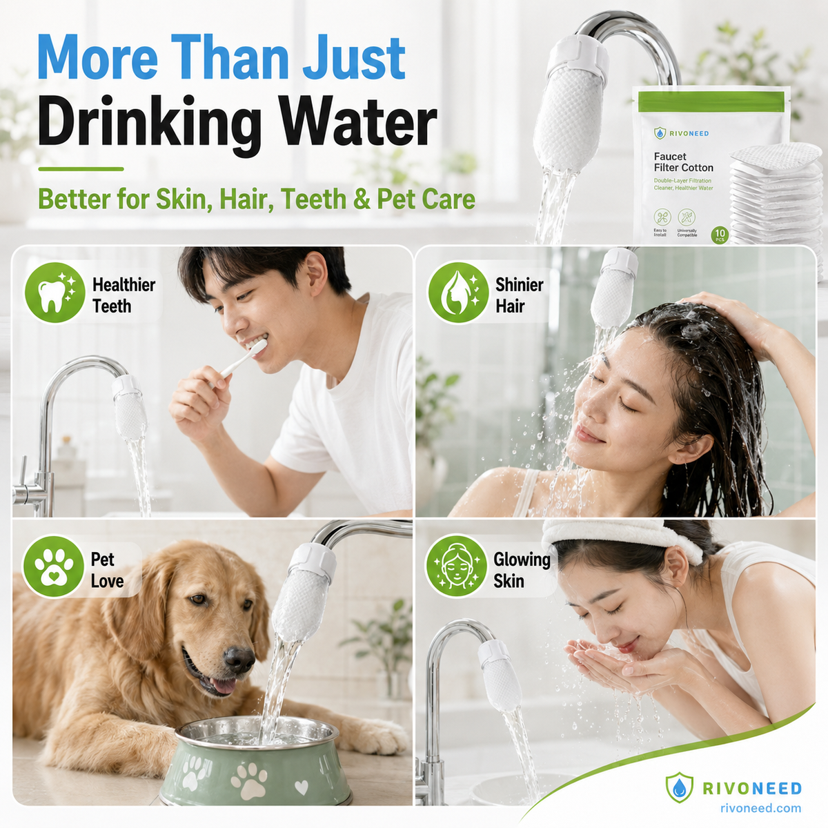 🥳2026 TOP-ANGEBOT🥳💞ÜBER 50.000 VERKÄUFE! 🚰💧 50% RABATT! Spritzschutz Küchenarmatur Baumwollfilter – Mehrlagige PP-Baumwolle entfernt Rost, Sedimente & Verunreinigungen. Schützt Ihr Leitungswasser – sauberer, sicherer, besserer Geschmack! 🛡️✨