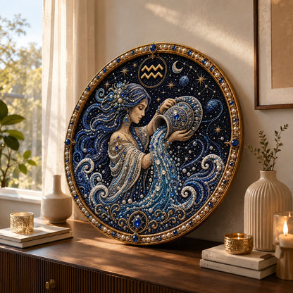 ⏳49% Discount Limited Time⏳3D Pearl 12 Zodiac Signs DIY Astrology Art Kit